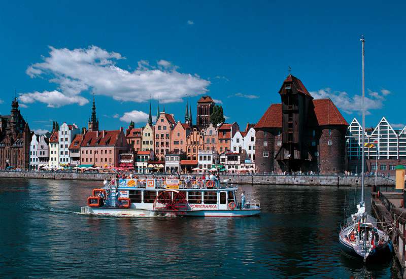 Old Town over Motława River